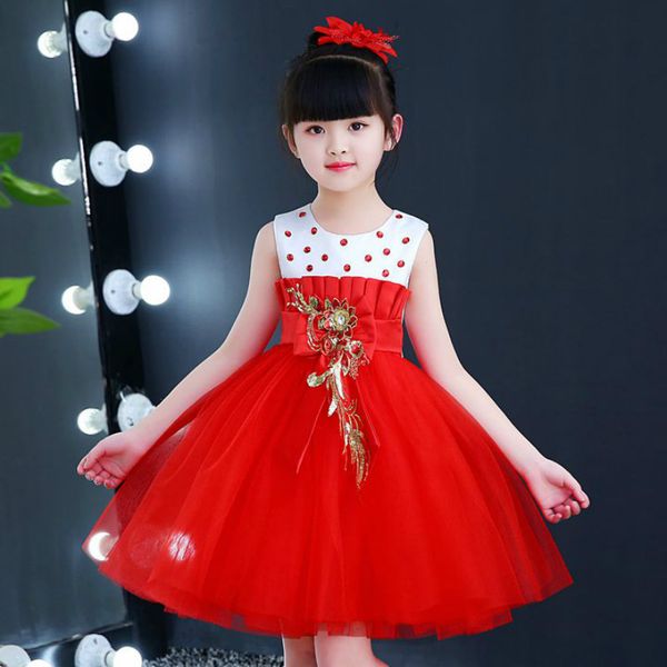 

girls ballet dresses 2019 new summer children's princess dress pettiskirt girls stage performance clothing, Black;red