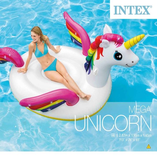 

intex buoy mega unicorn island 57281eu other household cleaning tools accessories