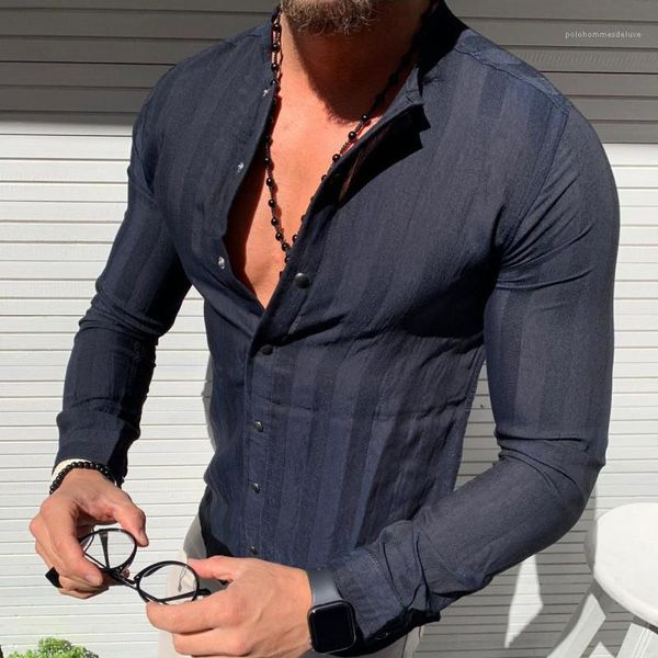 

male v neck shirt spring mens designer single breasted shirts mens long sleeve regular length striped shirt, White;black