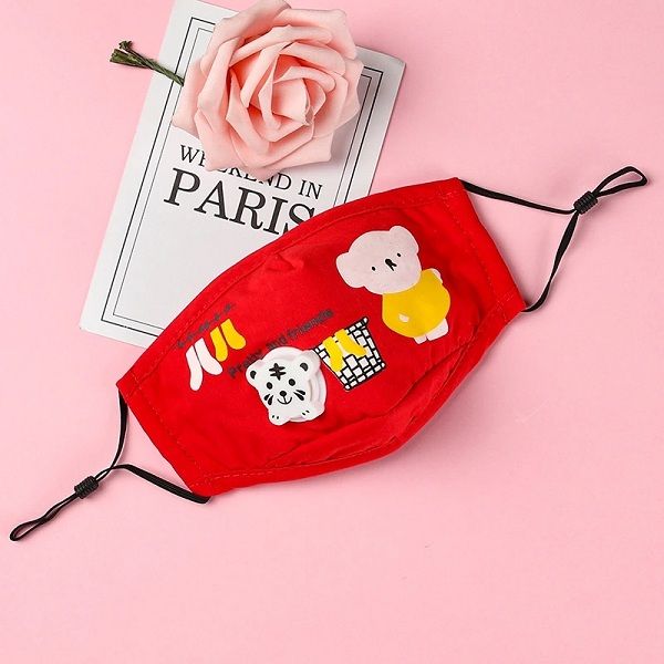 

fashion kids face mask cartoon dust-proof and breathable mask uv proof wind proof and waterproof stereo masks for can be washed in stock