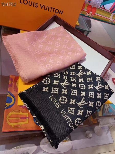 

2019 luxury scarf for women letter pattern brands design scarves long woman scarves wool cashmere size 180x70cm no box rt55a, Blue;gray