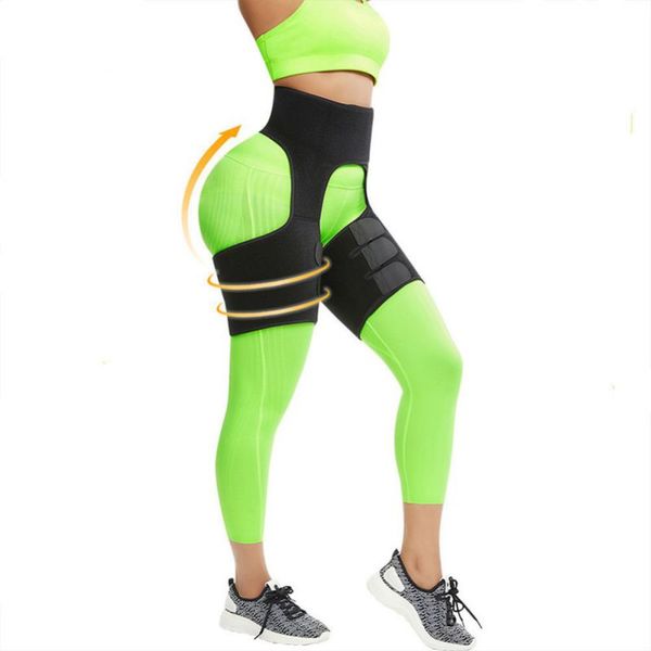

slim thigh trimmer leg shapers slender slim belts sweat shapewear toned muscles band thigh slimmer wraps, Black;gray