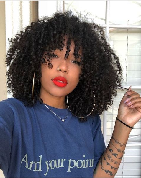 High Quality Women S Hairstyle Short Soft Kinky Curly Wig