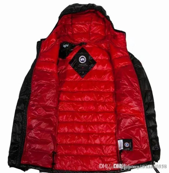 

Canada 19 new men 039 fa hion warm goo e down jacket loo e jacket welcome to buy, Black