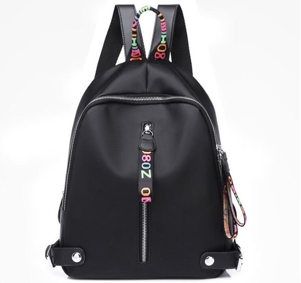 

designer backpack women girls large capacity nylon backpacks with black white pink 3 colors backpack drop shipping/5