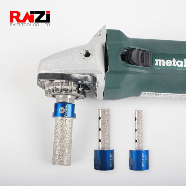 

raizi 1 pc 10/15/20 mm diamond finger milling bits for enlarge shape holes on porcelain ceramic tile marble granite stone