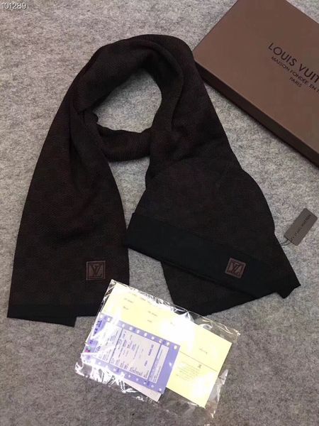 

2019 new couple models hat scarf set 19101901, Blue;gray