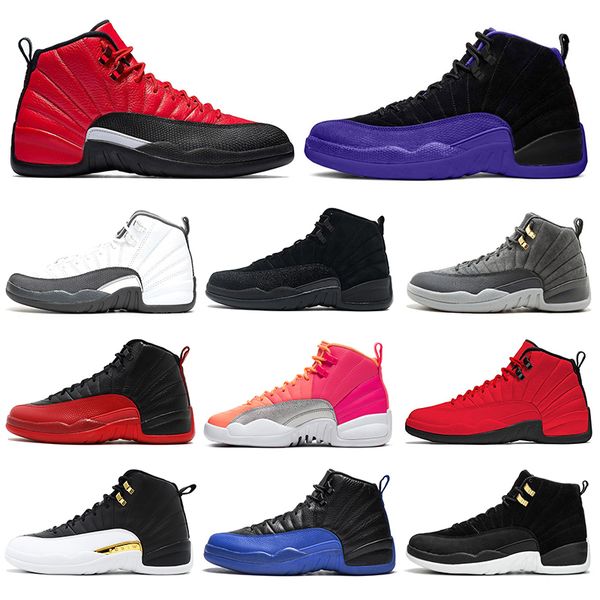 

2020 dark concord jumpman 12 игра royal 12s фиба мужской баскетбольной обуви playoffs обратный flu game такси hot пунш спорт дизайнера тапки, White;red