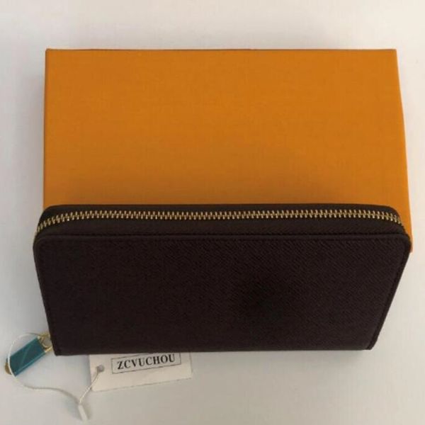 

fashion designer zipper wallet cards and coins famous mens wallets leather purse card holder coin purse women wallet with box, Red;black