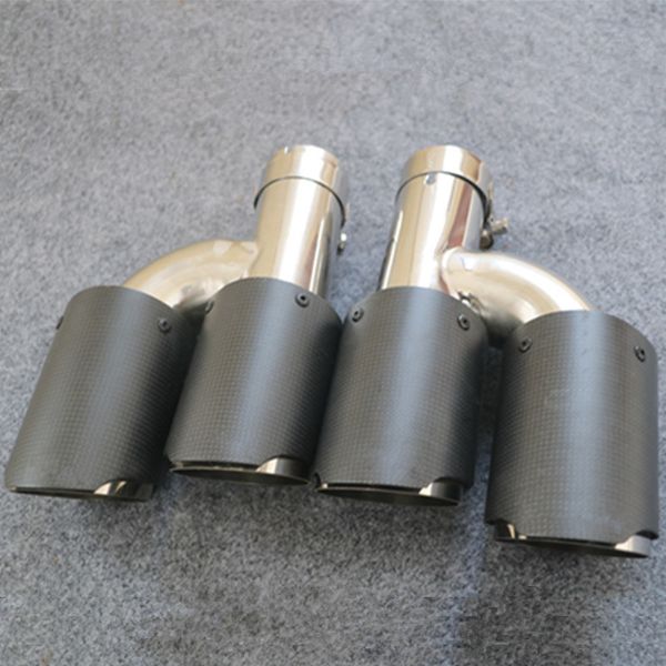 

1pair (левый + правый) «» h «» тип dual auto akrapovic выхлопные совет + углеродные выхлопные универсальный глушитель конец трубы