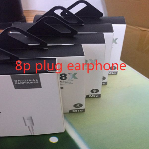 

8 generation new box oem quality head et in ear earphone with remote and mic for iphone 7 8 x xr max bluetooth headphone retail package