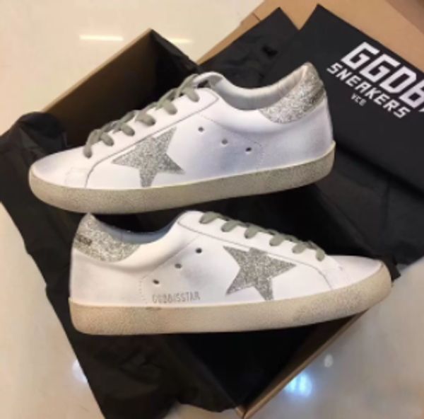 

Italy luxury brand TOP quality more color luxury brand Sneakers SUPER STAR in Pelle e Stella in Pelle Camoscio women Casual Shoes size 36-44