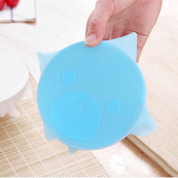 

seal wrap vacuum food multifunctional cover fresh kitchen tools 18*18cm silicone plastic fashion 2018 kitchen storage organization