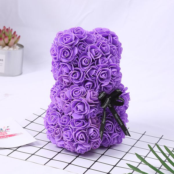 

9 25cm 10pcs foam roses flower set teddi new rose of artificial valentines year gifts for women bear christmas colors soap ems makeup b ounx