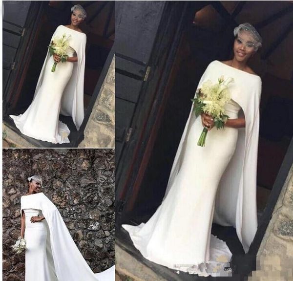 plus size wedding dress with cape