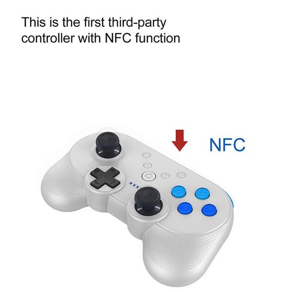 

nintend switch mini compact wireless bluetooth gamepad game controller for nintendos switch ns game pad console w/ nfc function