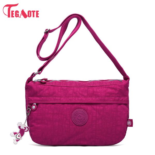 

2017 tegaote fashion women messenger bag cloth casual shoulder bolsa canvas bag waterproof nylon ladies crossbody 933