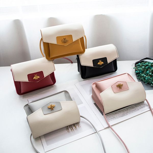 

contrast bee shoulder bag handbag 2020 new korean tide personality mobile phone bag messenger mini wholesale