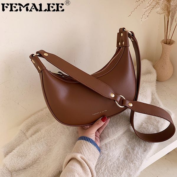 

2019 new style all match fashion diagonal shoulder bag simple solid color saddle bag vintage trendy crossbody purse