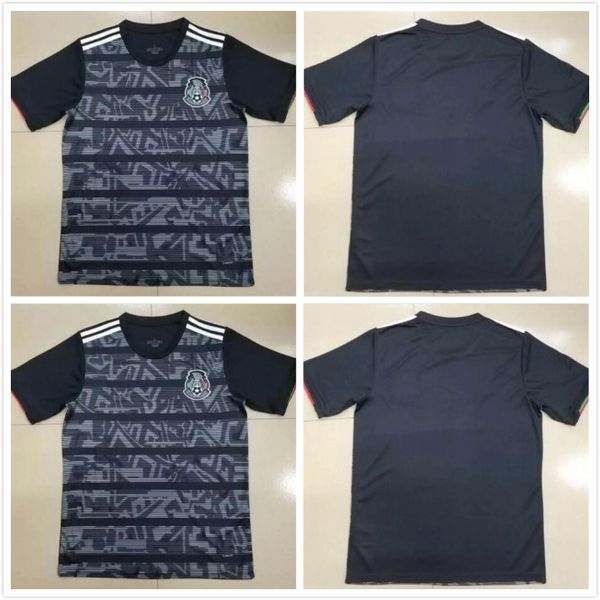 

Dhl 2019 mexico occer jer ey 2019 2020 mexico away black football hirt ize can be mixed batch