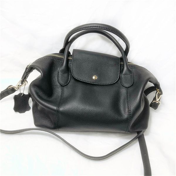 

casual genuine leather bags for women 2020 cow leather shoulder bag new ladies purses and handbags real handbag