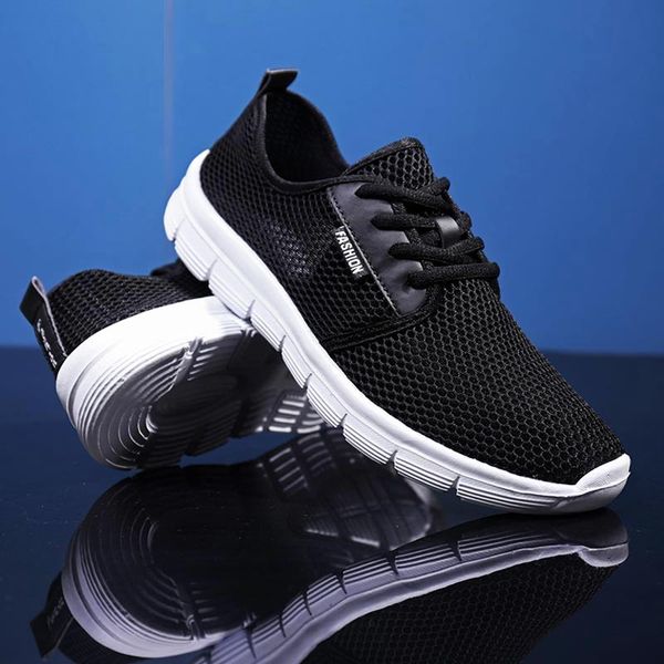 

big size summer net sneakers woman sports shoes men sneakers woman running shoes sport women sporty women's black a-423