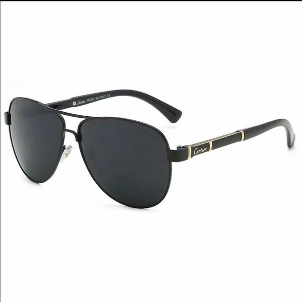 

2019 new fashion sunglasses for men women metal frame cartier mirror polaroid lenses driver sun glasses no original box