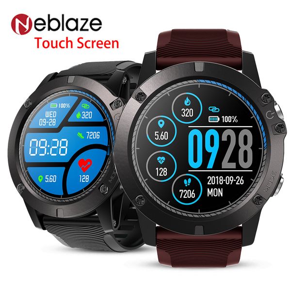 

touch screen smart mens digital watch bluetooth waterproof satch wristwatch sports smartwatch fitness track weather monitor, Slivery;brown