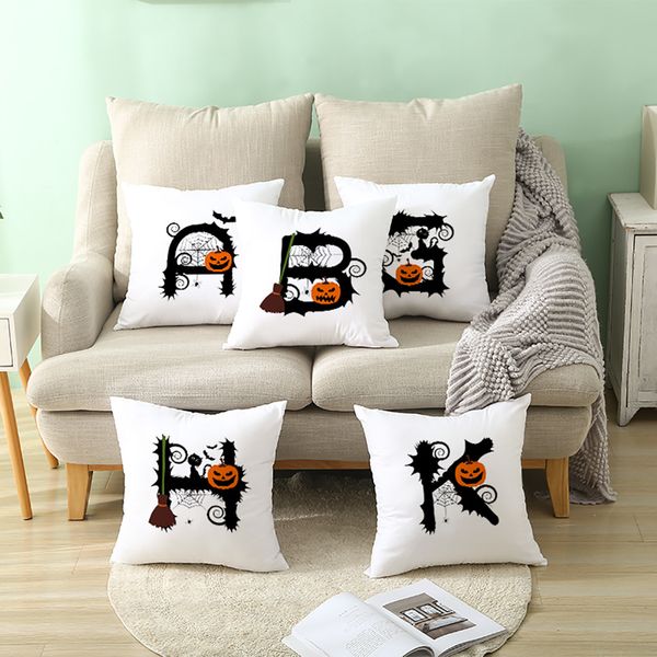 

halloween pumpkin throw pillow cover pillowcases decorative sofa cushion cover pillow case cushion covers cafe home decoration