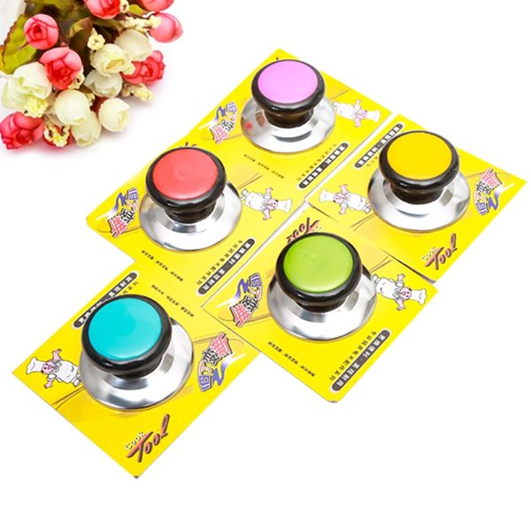 

5.8*3.2cm home silver tone metal base pot lid knob 58mm diameter other bakeware