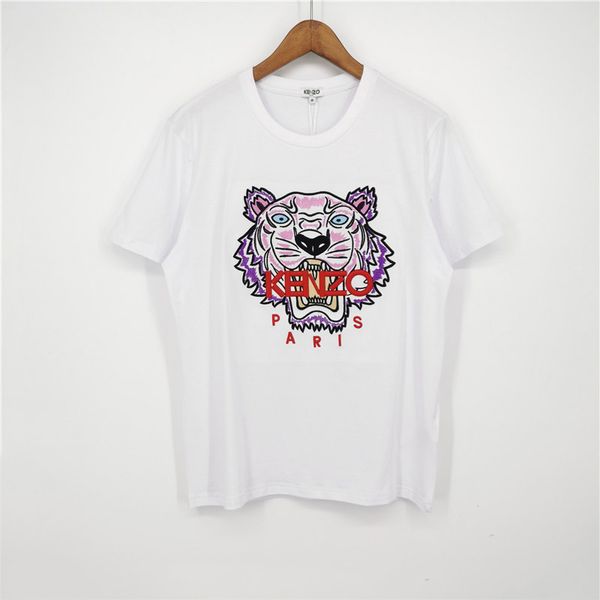 

white color fashion brand mens designer t-shirts girls tshirt short sleeves shirts tiger head womens summer tees c1bbn 2031702v