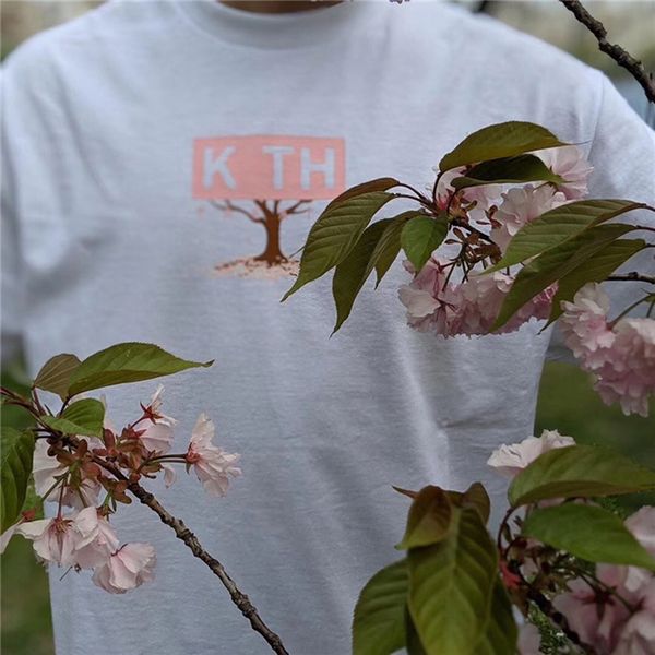 

20fw моды лакомства токио ханами box tee классический letter printed сплошной цвет футболки лето короткие рукава мужчины женщины улица tee, White;black