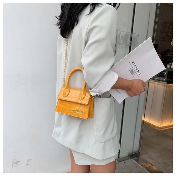 

alligator pattern small ins handbags for women 2019 new tide shoulder bag crossbody mini tote bag chain messenger v970701