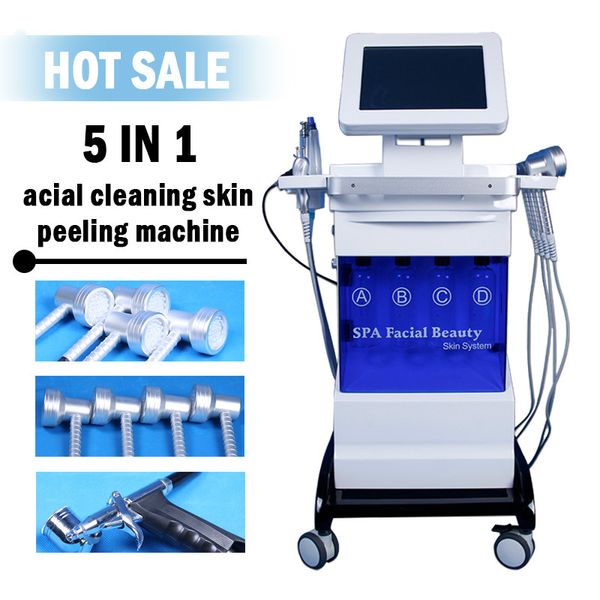 

spa aqua peel hydro facial with skin ,wholesale professional hydro facial machine massage dead skin cleane spa hydro facial beauty machine, Black;white