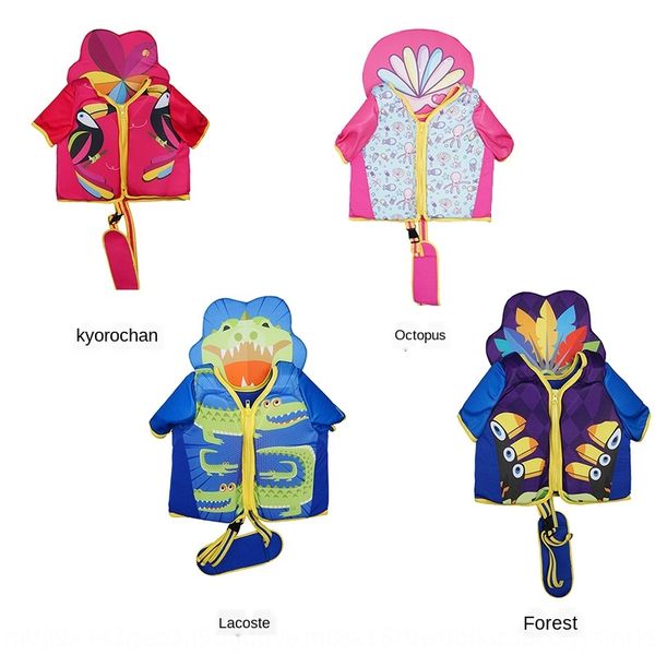 

dszuy children's with sleeve backboard figure swimming buoyancy clothes children's sportswear learning sportswear with sleeve back, White;black