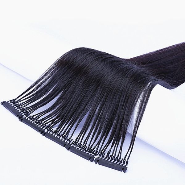 

человек плетение волос 9а  дюймов может быть restyle окрашенная отбеленная быстрая установка remy человеческих волос, Black;brown