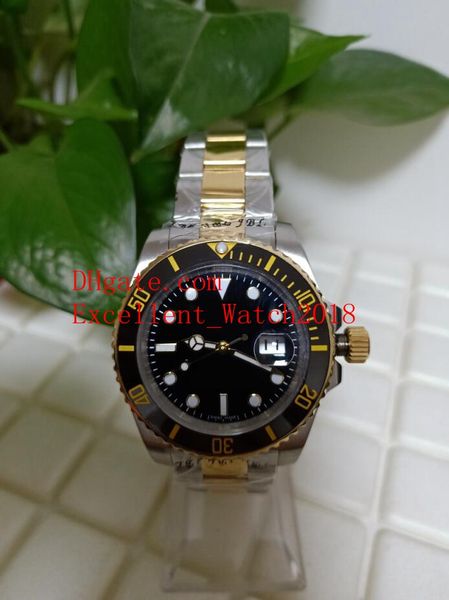 

10 горячие продаем мужские часы 40 мм 116613 116610 116619 116610lv нержавеющей стали керамическая рамка дата азиатскую 2813 автоматическое, Slivery;brown