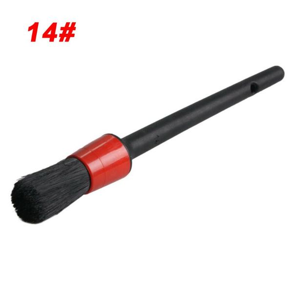 

black+red detailing brush removal handheld replacement accessories auto 1pcs