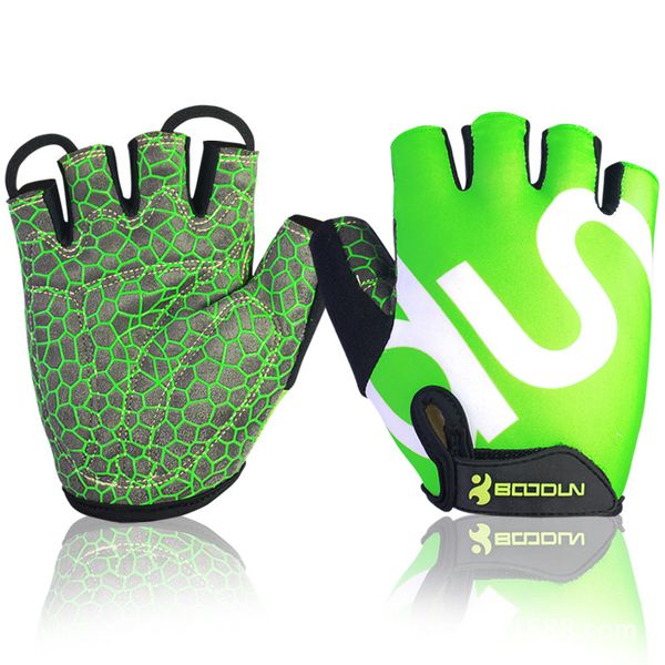 

short fitness cycling gloves half finger camping & hiking bicycle gloves for outdoors sport, Black