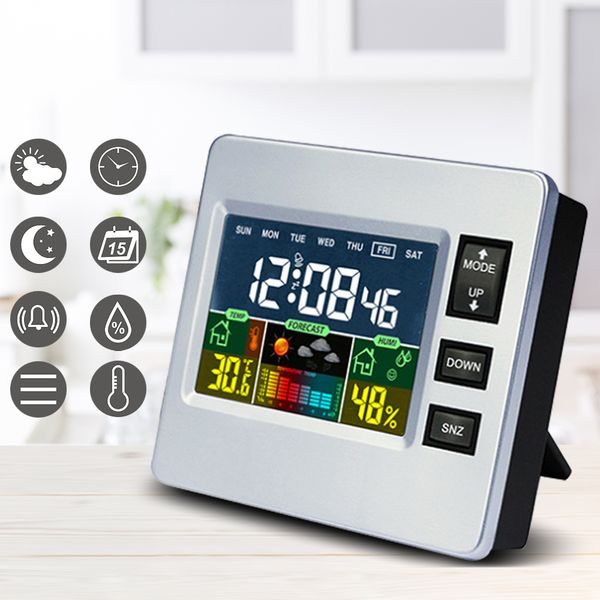 

voice control smart alarm clock luminous screen alarm clock for students and children silent creative electronic bedside