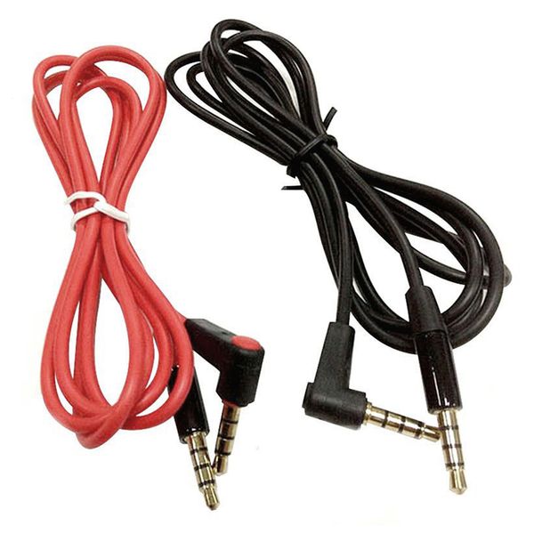 Cavo audio da 3,5 mm a linea retta da 4 a 3,5 mm maschio / maschio Cavo per prolunga per cuffie da 3,5 mm per auricolari da 3,5 mm 100 pz