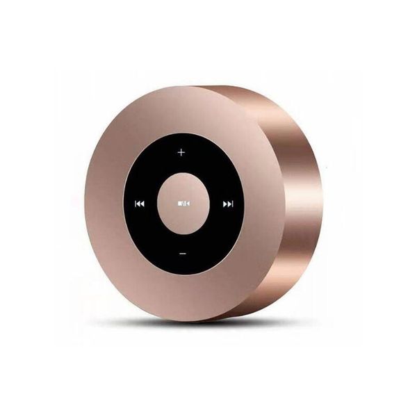 

Creative Portable Wireless Bluetooth Round Metal Portable Speaker Support Portable Music Sound Box Playing Volume Control Speaker 20pcs