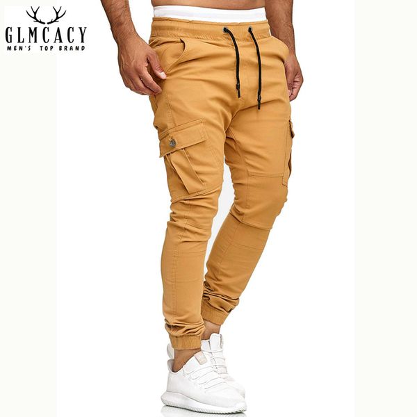 

мужские брюки-карго slim fit casual jogger pant брюки чино спортивные штаны мужские эластичные брюки на талию с карманами, Black