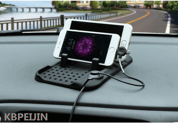 

for regal gs excelle encore lacrosse multi-functional car navigation mobile usb charger phone anti-slip mat accessories