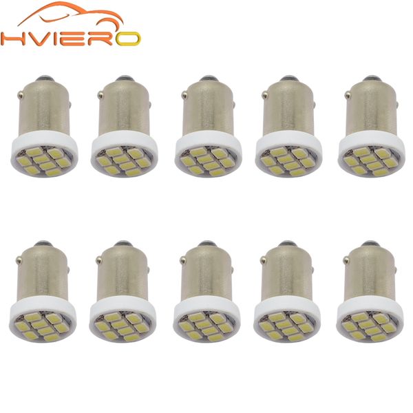 

10x white t11 ba9s 1206 8smd auto car led t4w w6w festoon dome door light car marker bulbs turn signal lamps plate led dc 12v