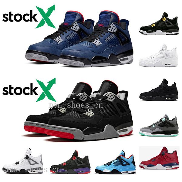 

new 2020 bred white cement 4 4s what the cactus jack cool grey mens basketball shoes 4s concord pure money royalty men sport sneakers two