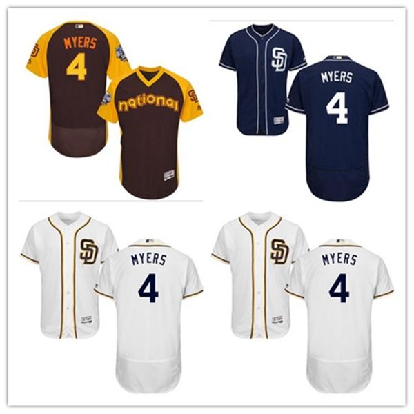 

custom baseball jerseys san diego san diegopadres 4 wil myers padres men women youth red white high-quality jersey, Blue;black