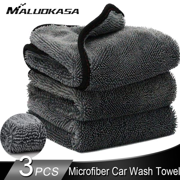 

car wash car detailing cloth microfiber towel cleaning 600gsm drying polishing towel accessories rag for kitchen
