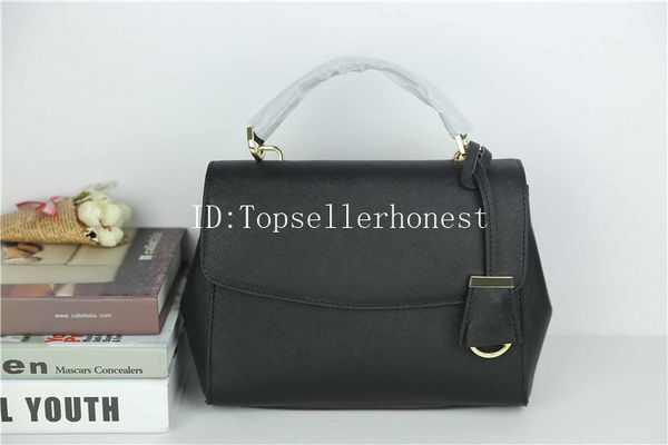 

Hot ! Women famous MICHAEL KALLY bags Ava Cambridge Satchel bag luxury brand designer Genuine Leather handbags female messenger bags 19cm