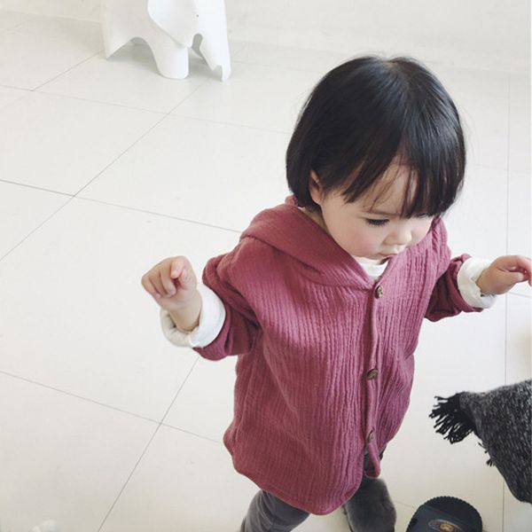 

shirt girls jackets kids 2019 new baby boys clothing tassel hat design cotton linen children cardigan 1-6y blouse toddler, Blue;gray